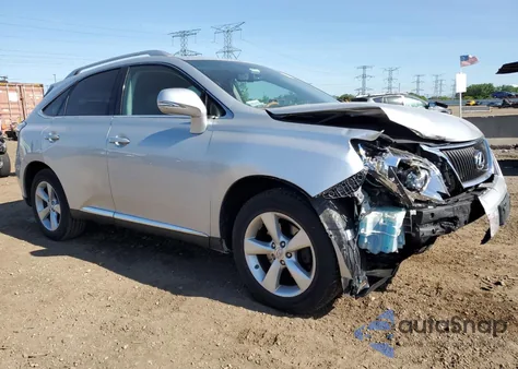 2010 Lexus Rx 350 из США, поврежденный, VIN 2T2BK1BA4AC042155